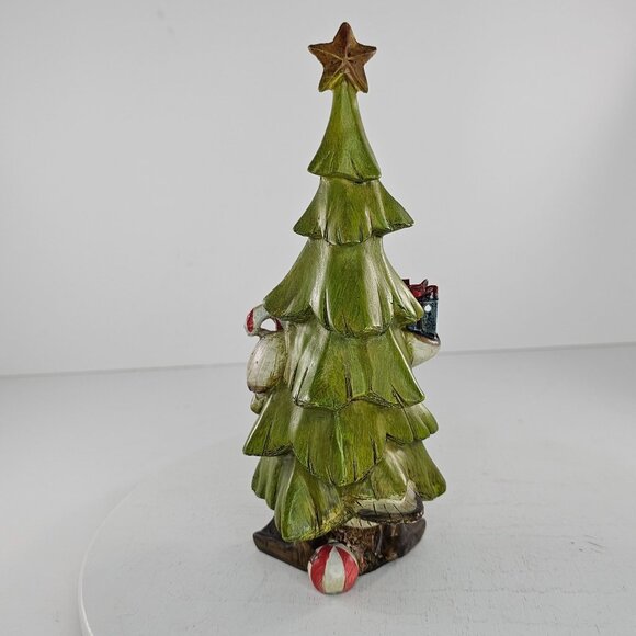 Tii Duck In Christmas Tree Outfit Figurine Resin - Picture 5 of 9